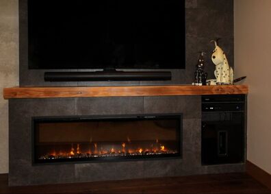 Laura ZB Design Interior Designer Natural Material Fireplace Remodel