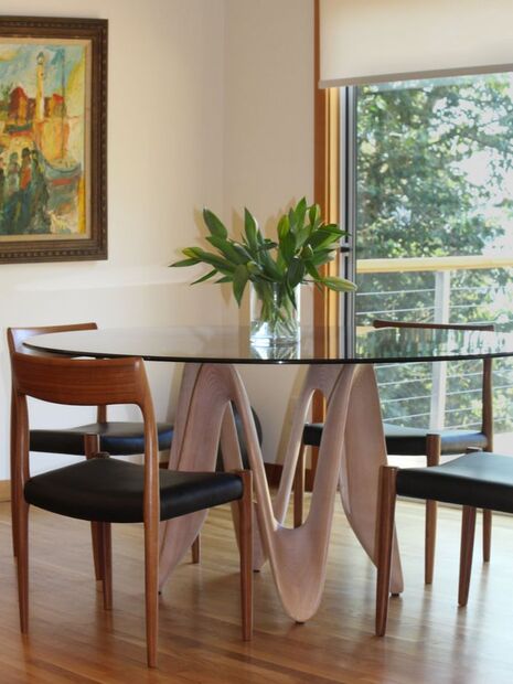 Laura ZB Design Interior Designer Lambda Dining Table Home Makeover