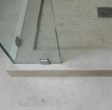 Laura ZB Design Interior Designer Natural Material Tile Bathroom Remodel