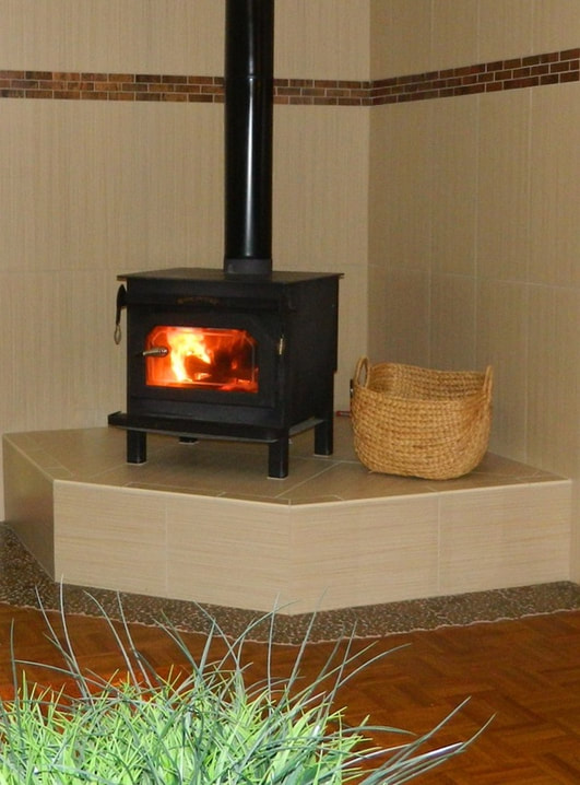 Laura ZB Design Interior Designer Custom Fireplace Corner